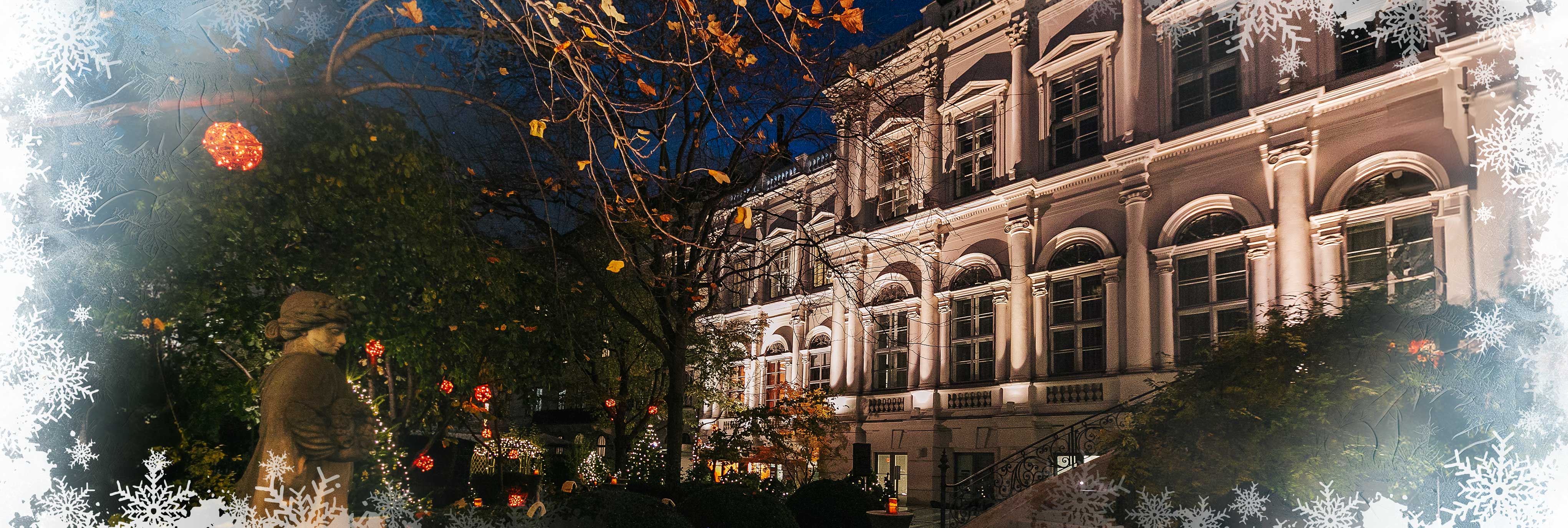 Exklusiv buchbarer Puschstand im Garten des Palais Coburg